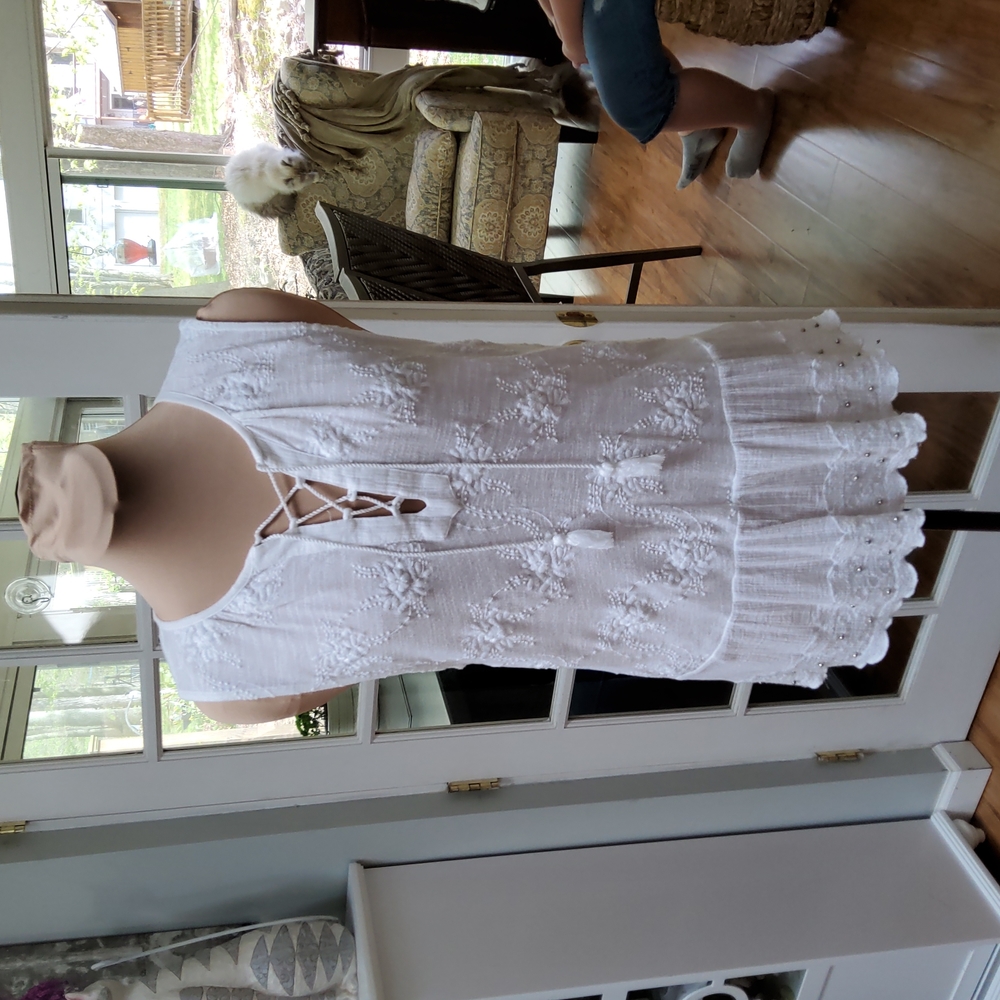 Lucky  Brand Lace up top